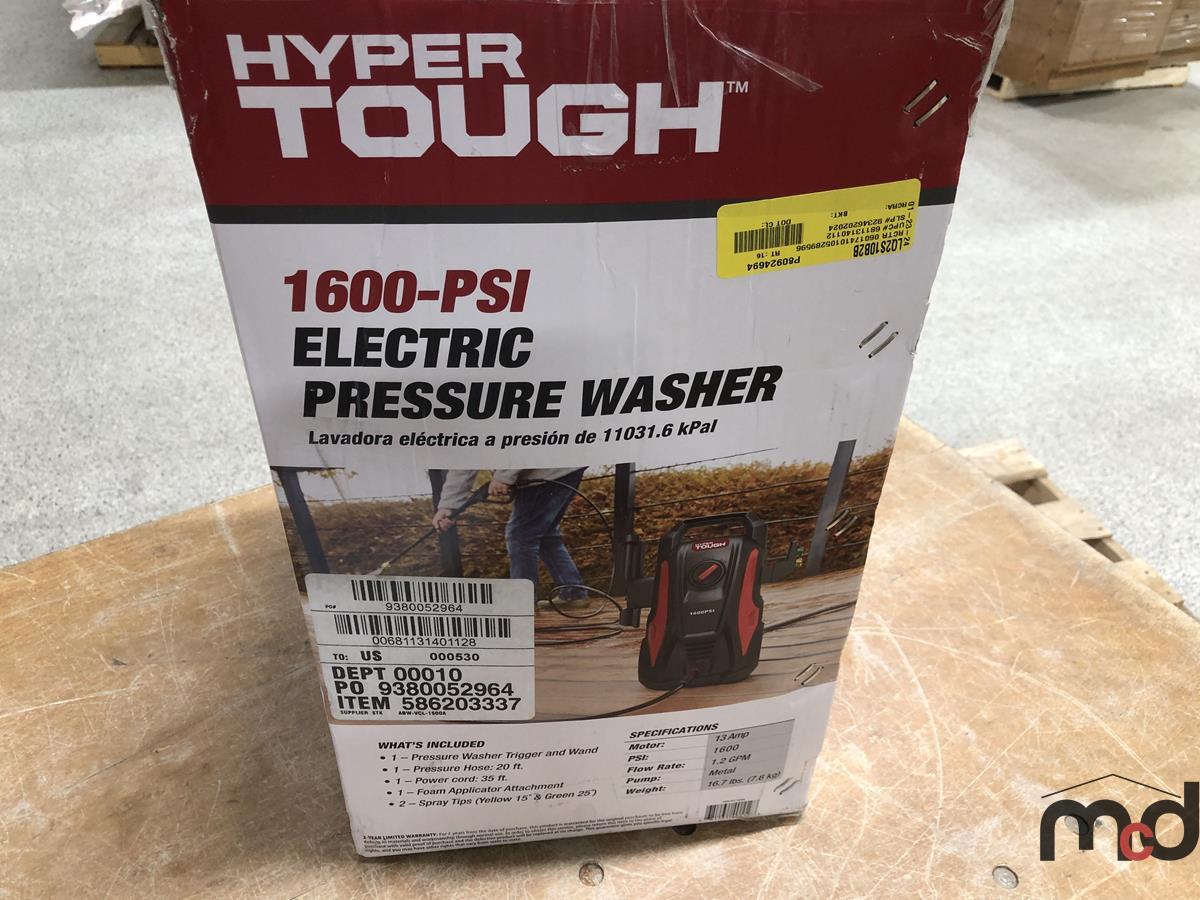 Hyper Tough 1600 PSI Electric Pressure Washer